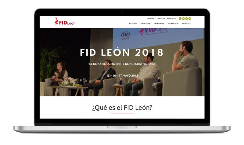 Web FID León versión ordenador